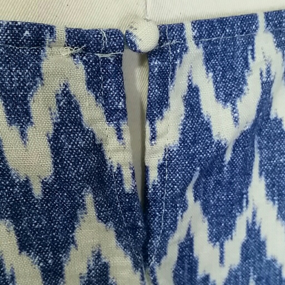 JCREW short sleeve ikat print top - Picture 3 of 4